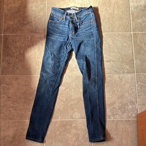 9” high rise skinny Madewell jeans